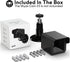 Gcioii Mount for All-New Wyze Cam V3,Weatherproof Protective Silicone Skin Cover and 360 Degree Adjustable Wall Mount Accessories for WYZE Cam V3 ...