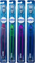 Oral-B Indicator Toothbrush, Flat Trim, 30 Soft (Colors Vary) - Pack of 4...