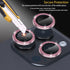 Camera Lens Protector for iPhone 15 Pro & iPhone 15 Pro Max, Tempered Glass Lens Protector Aluminum Alloy Ring Camera Cover Fits for iPhone 15 Pro...