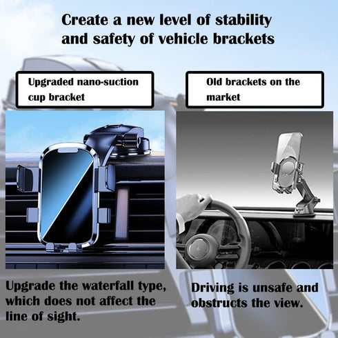Dashboard Phone Holder,Powerful Vacuum Suction+Flexible Arm 360 Adjustable Car Phone Holder Mount Clip,Most Stable Phone Holder for Car Compatible...