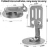 2PCS Cell Phone Stand, Multi-Angel Adjustable 360° Rotation Non-Slip Metal Phone Stand Compatible with iPone Android Smartphone and Tablet(Grey&Gr...