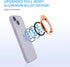 Magnetic Phone Ring Holder Stand with Mag Safe Phone Grip Adjustable Phone Ring Kickstand Magnet Accessories for iPhone15/14/13/12 Removable for W...