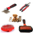 Dog Brush Kit (4 Pieces) - For Shedding, Undercoat Rake for Dogs, Small or large Long and Short Haired Dog, Cat, and Puppy- Safe & Effective inclu...