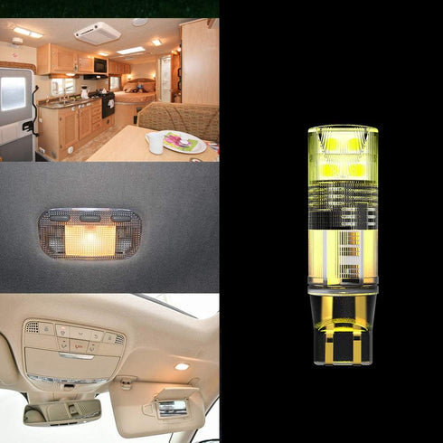 T5 Wedge Base LED Bulb 12V, T5 T10 Wedge Base LED Bulbs 12V Low Voltage Landscape, 1.5 Watt Replace 7W 11W Incandecent Bulb for Path Light 2700K W...