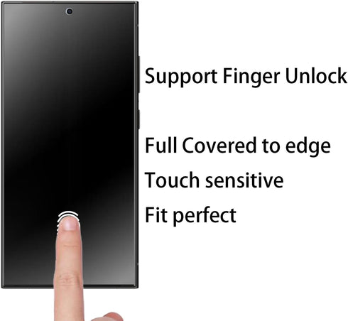 2 Pack Matte Privacy Tempered Glass for Samsung Galaxy S24 Anti-glare Anti-Spy Screen Protector Anti-Peeping Film Support Finger Unlock 6.2 inch...