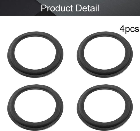 Fielect 12 Inch Speaker Foam Edge Surround Rings Replacement Parts for Speaker Repair or DIY 4pcs...