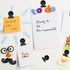 24Pack Strong Fridge Magnets Magnetic Clips Bulldog Clips Perfect for Refrigerator Whiteboard Magnets Photo Displays Home School Use Magnets for W...