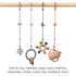 Toy Safety Straps, Silicone Pacifier Clips, 4Pack Adjustable Straps for Strollers, High Chair, Shopping Cart (Sage)...