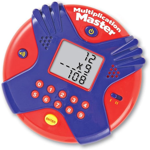 Learning Resources Multiplication Master Electronic Flash Card, Math Skills, Varying Skill Levels, Ages 7+...