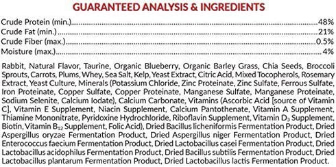 Keto-Treats Rabbit - for Dogs & Cats - 4.9 oz. Bag...