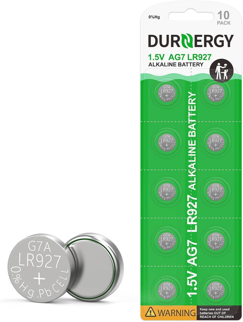 395 Watch Battery 10 Pack, AG7 SR927SW Watch Battery, LR927 Button Cell Batteries...