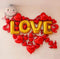 Anniversary Birthday Or Valentines Day Balloons Kit | Cupid + Red Hearts + LOVE Letter Mylar Foil Decorations Set...