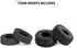 INJORA 1.0 Tires-58 * 24mm All Terrain Super King Trekker Soft Sticky Tires for TRX4M 1/18 1/24 RC Crawler SCX24 AX24,T1017...