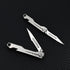 Titanium Alloy Keychain Utility Knife, Small Folding Pocket Knife for Women Men with Extra 10PCS #11 Blades...