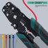 Twidec/Wire Crimper Tool with Stripper Cutter,Multifunctional Crimping Pliers Terminal Pliers for Insulated Electrical Connectors(22-10 AWG) N-060...