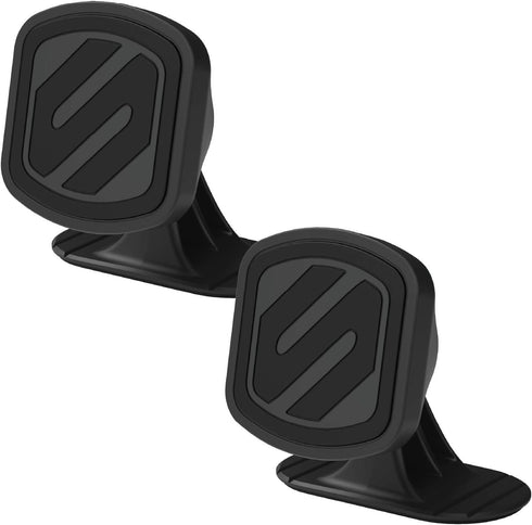 Scosche MMD-2PKXCES0 MagicMount Select Universal Magnetic Phone, GPS Horizontal Dashboard Phone Holder for Car, Home or Office, Black (Pack of 2)...