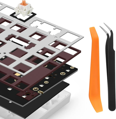 Poron Keyboard Pcb Foam 87 Layout Poron Switch Pads 120Pcs and Keyboard Sound Dampeners for Custom Keyboard...