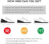 CALTO Half Elevator Insole for Men - 1/2 Inch Height Increase Taller Heel Lift Insert (2 Pack) Black...
