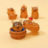 Luminous Capybara Mini Resin Animals Figurines,Desktop Tabletop Outdoor Craft Decor for Miniature Garden Accessories (20pcs)...
