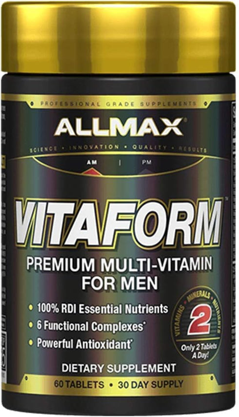 ALLMAX Nutrition - Vitaform - Multi-Vitamin for Men, 60 Tablets (Pack of 1)...