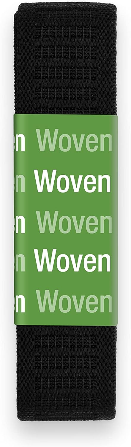 Dritz 9306B Non-Roll Woven Elastic, Black, 3/4-Inch by 1-Yard...