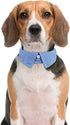 Cotton Plaid Shirt Style Dog Collar Soft Cute,Boy Dog Collar with Quick-Release Buckle,Adjustable Bow Tie Collar for Small Medium Large Dogs...
