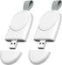 Wireless Charger for Apple Watch (2 Pack), USB Portable Magnetic Fast Charging Travel Car Chargers for iWatch Compatible with Series 9 8 7 SE 6 5 ...