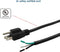 10FT Power Cable Replacement, Cable 110V 115V 120V 300V Pigtail for Appliance, NEMA 5-15P Plug US SJT 18AWG (18/3)...