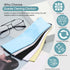 12 Pack 20x20cm/8”x8” Large Microfiber Cleaning Cloth for Eyeglasses Luxury Suede Glass Cleaning Cloth Glasses Cleaner for Eye Glass Lens Cleaning...