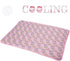 SEIS Dog Ice Pad Ice Silk Cats Kennel Mat Pet Cooling Pad Summer Cool Bamboo Mat Breathable Pad (Pink, M)...