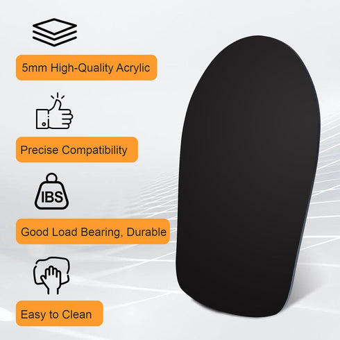 Mixer Slider Mat for KitchenAid 4.5-5 QT Stand Mixer, Acrylic Convenient Sliding Tray Appliance Sliders for Kitchen Appliances Kitchen Aid Mixers ...