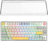 Geekria 75% Knob Keyboard Dust Cover, Clear Acrylic Keypads Cover for 84 Keys Computer Wireless Keyboard, Compatible with EPOMAKER TH80 75% Mechan...