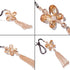 Crystal Butterfly Car Rear View Mirror Accessories Lucky Car Hanging Ornament (Champagne)...