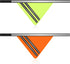 2 Pcs Reflective Dog Bandana with Neon Orange Green Color High Visibility Reflective Dog Scarf Safety Dog Reflective Gear Hook and Loop Tape Trian...