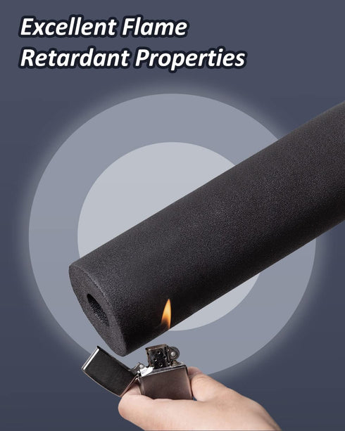 Pipe Insulation Foam Tube - 3/4 Inch Foam Tubing for AC Unit, Guitar Stands, Exercise Machine Handle and Roof Rack (3/4Inch ID-6FT)...