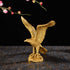 BRABUD Brass Fengshui Handmade Fortune Eagle/Hawk Statue Home Office Decoration Gift...
