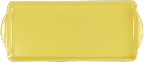 Calypso Basics Plastic Tidbit Melamine Sandwich Tray, Lemon...