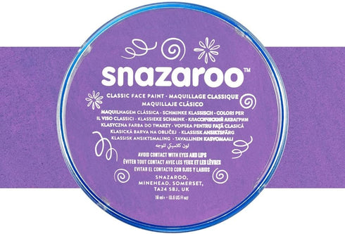 Snazaroo Classic Face and Body Paint, 18.8g (0.66-oz) Pot, Lilac...