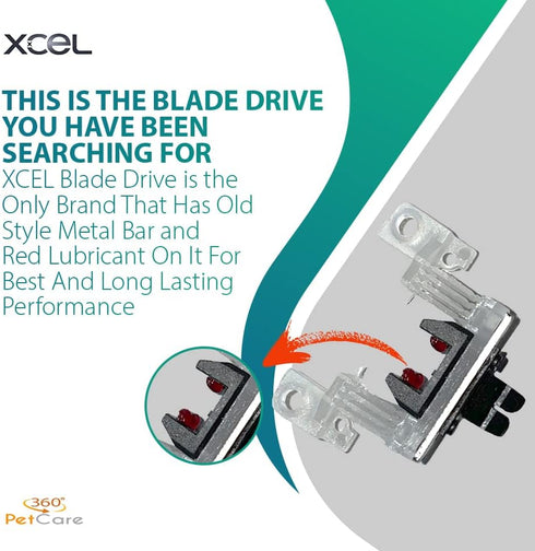 XCEL Lubricated Blade Drive Assembly Lever Replacement for Pet Clipper - 1-Pack...