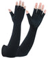 Copper Long Arthritis Gloves - Copper Infused Extra Long Fit Compression Glove for Women & Men Computer Typing, Carpal Tunnel and Support Wrist Ha...