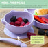 melii Silicone Suction Bowls for Babies and Toddlers, Cat, 10.1 oz - 2 Pack, 100% Food Grade Silicone, Animal Shaped, BPA Free, Dishwasher & Micro...
