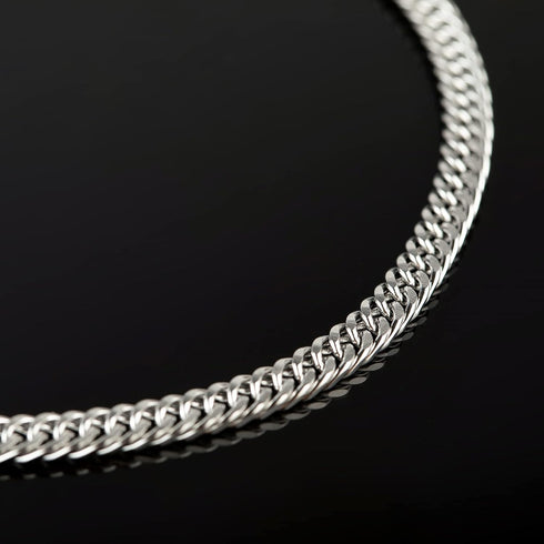 Silver Chain Bulk Jewelry Making Supplies 304 Stainless Steel Link Chain for Necklace Bracelet DIY with Open Jump Rings and Lobster Clasps...