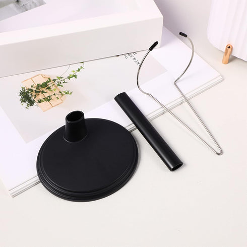 Toyvian 9 Inch Doll 2 Pcs Doll Support Stand Black Doll Brackets Doll Holder Figures Adjustable Display Rack Action Figure Stand Doll Rack Display...