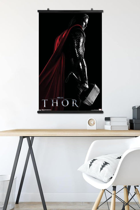 Trends International Marvel Cinematic Universe - Thor - One Sheet Wall Poster, 22.375" x 34", Premium Poster & Clip Bundle...