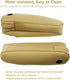 YouVbeen 2Pcs Seat Armrest Leather Cover Fit for Lexus RX300 RX330 RX350 Sport Utility 4-Door 3.0L 2003-2009, Beige Microfiber Synthethic Leather ...