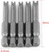 U Shaped Screwdriver Bit Set, 5 Pcs S2 Alloy Steel 50mm Length 1/4" Hex Shank U shaped Magnatic Screwdriver Bits Set U Shaped Magnetic Power Tools...