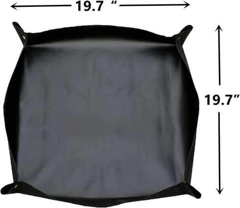 Gardening Plant Repotting Mat Transplanting Pad Square Mat Indoor Operating Tidy Flower Potting Change Soil Watering Pads Waterproof Oxford (19.7"...