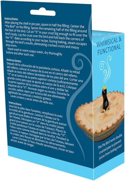 R&M International Black and White Pie Bird Vents, Set of 2...