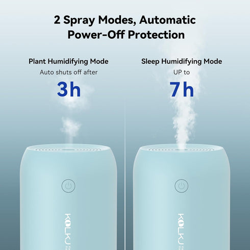 Portable Mini Humidifier, Small Cool Mist Humidifiers 350ml Quiet USB Personal Desktop Air Humidifier for Bedroom Home Plants Car Baby indoor Offi...