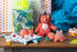 Mary Meyer Pebblesaurus Stuffed Animal Security Blanket, 13 x 13-Inches, Coral Dinosaur...
